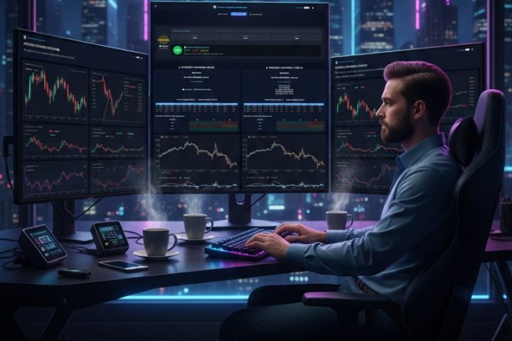 Order flow imbalance zones and displacement patterns in crypto trading