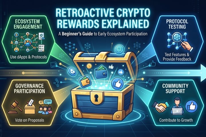 Learn what retroactive crypto rewards are, how blockchain projects reward early users, and how to safely participate in emerging ecosystems.