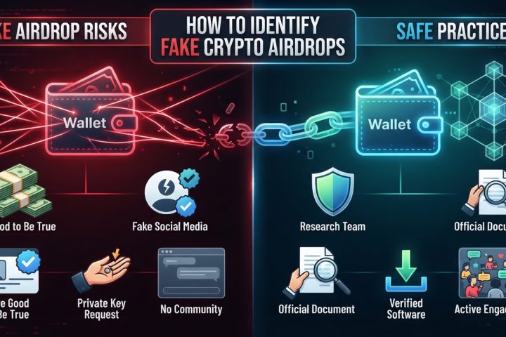 Learn how to identify fake crypto airdrops, avoid wallet scams, protect your assets, and safely participate in legitimate blockchain reward programs.